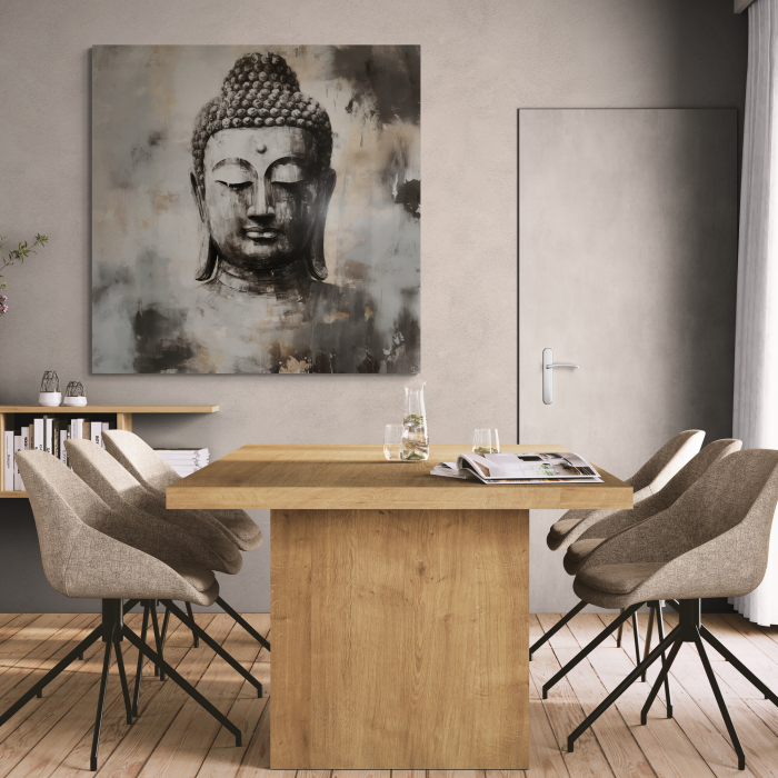 Tablou Buddha Gri Abstract [1]