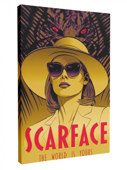 Tablouri Canvas The Wolf of Wall Street, Scarface [2]