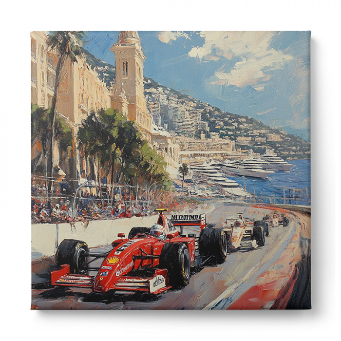 Tablou canvas pictural cu o scenă de Formula 1 [2]
