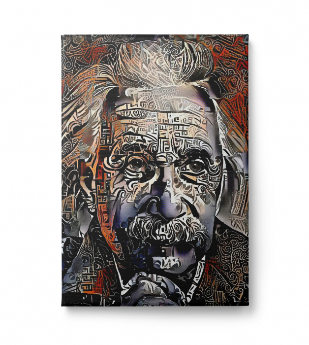 Tablou Canvas Albert Einstein  Portret Abstract, [2]