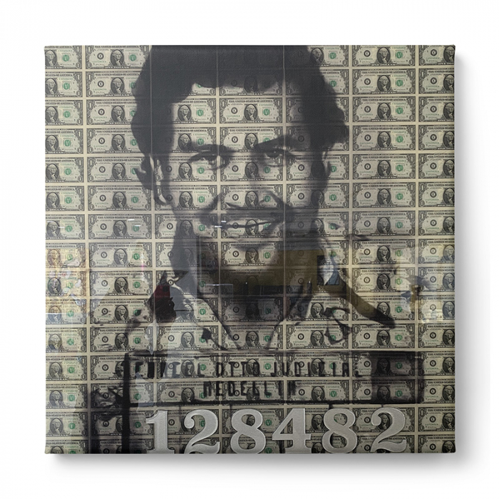 Tablou Canvas portretul pixelat al lui Pablo Escobar [3]
