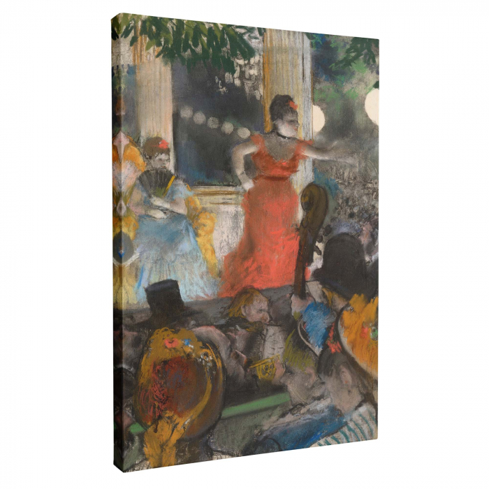 Reproducere canvas a operei Café-Concert de Degas pentru hol. [2]