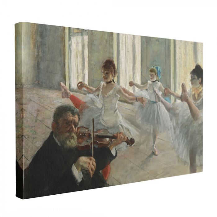 Tablou canvas The Rehearsal de Edgar Degas, print color pe panza premium [2]