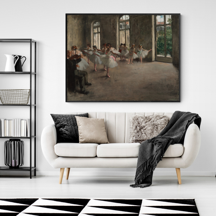 Reproducere tablou Edgar Degas, The Rehearsal Stage, pentru living [1]