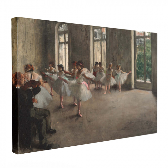 Reproducere tablou Edgar Degas, The Rehearsal Stage, pentru living [2]