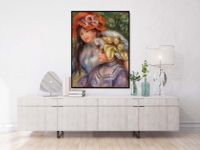 Tablou canvas color "Two Girls de Renoir" pentru hol. [1]