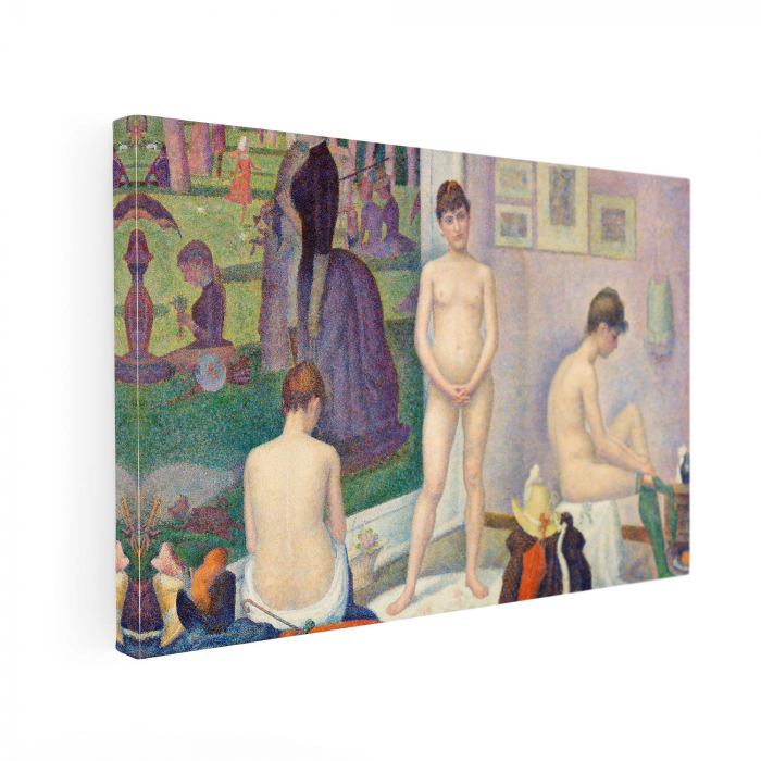 Tablou canvas abstract, model clasic de Georges Seurat [3]