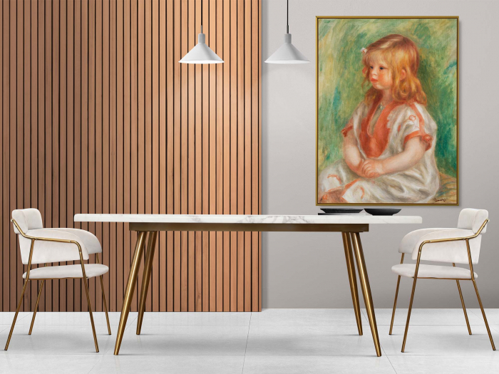 Tablou canvas abstract și colorat „Claude Renoir de Pierre Renoir”. [1]