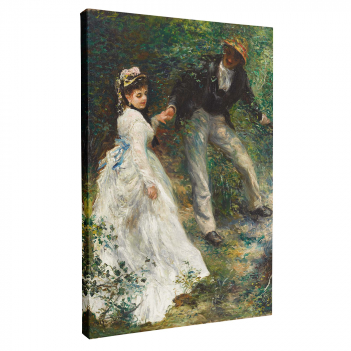 Print modern Renoir La Promenade pe canvas premium. [2]