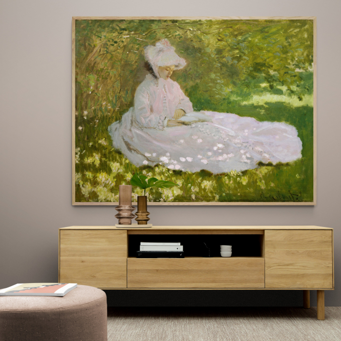 Tablou canvas abstract - Springtime de Monet - print Premium [1]