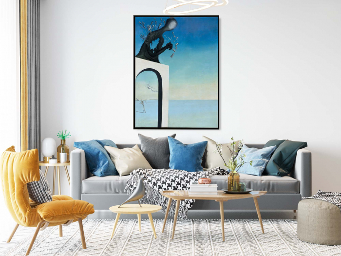 Tablou canvas, Intaglio, color, Suprarealism, Viziuni ale eternitatii, print pe panza Premium, pentru living [1]