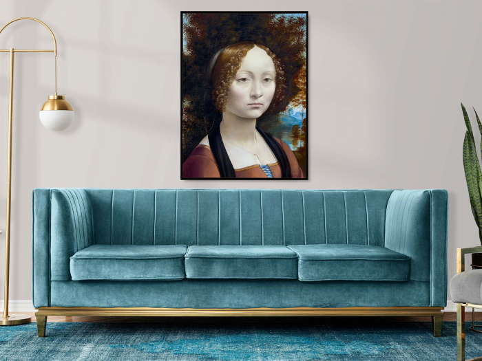 Tablou modern pe canvas Ginevra de' Benci de Leonardo da Vinci [1]