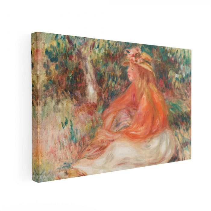Reproducere canvas Renoir - Seated Woman, print de calitate pe pânză premium. [2]