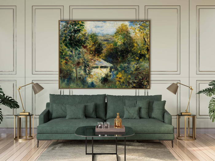 Tablou canvas modern Pierre Renoir, Intaglio Louveciennes, color [1]