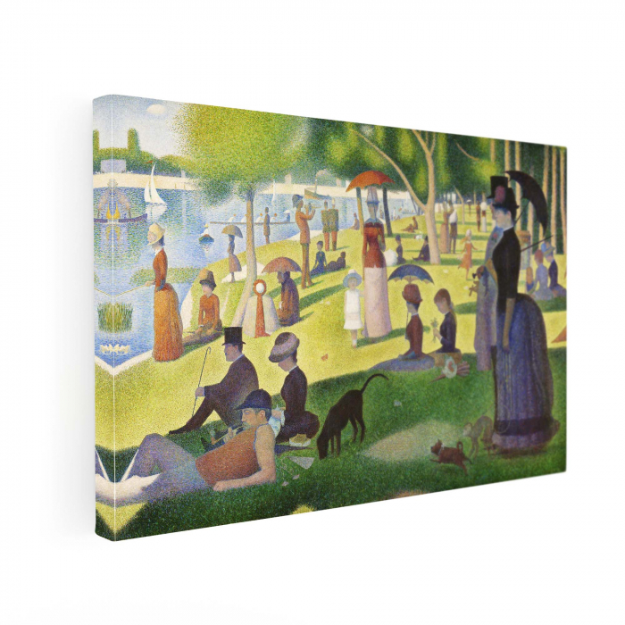 "Tablou modern abstract inspirat de Seurat pe canvas premium" [2]