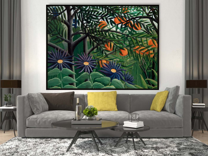 Tablou canvas modern Exotic Forest de Henri Rousseau [1]