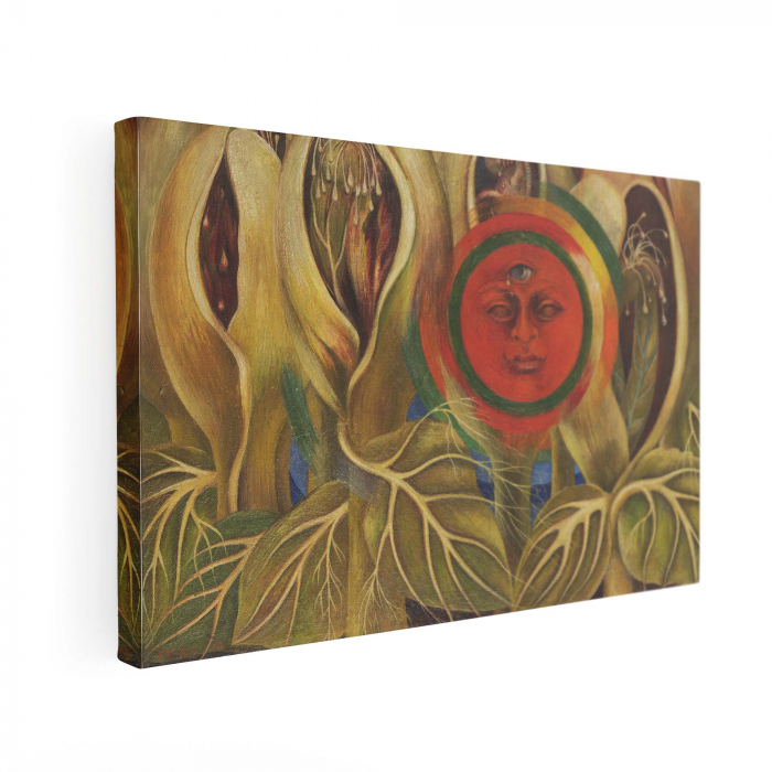 Reproducere tablou Frida Kahlo "Sun and Life" pe canvas. [2]