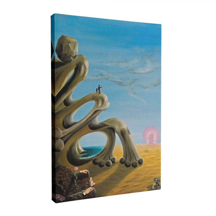 Tablou canvas, Intaglio, color, Suprarealism, Revelatie, print pe panza Premium, pentru living, hol [2]