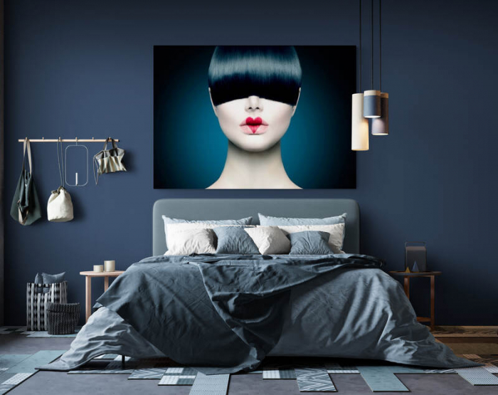Tablou canvas, Intaglio, Modern, Portret Femeie Fashion, print pe panza Premium, pentru living [3]