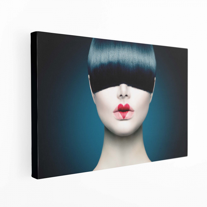 Tablou canvas, Intaglio, Modern, Portret Femeie Fashion, print pe panza Premium, pentru living [4]