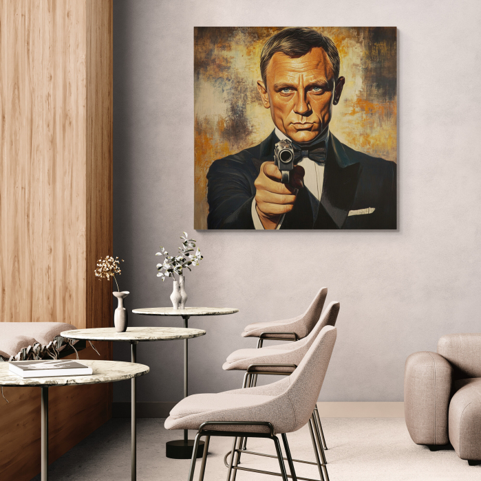 Tablou Canvas James Bond Daniel Craig – Portret Cinematic [1]
