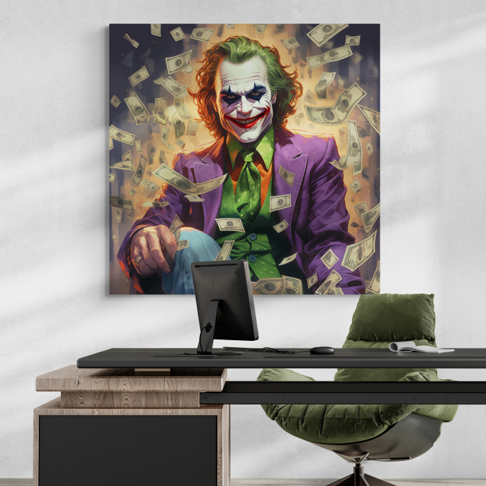 Tablou Canvas Joker Bani [1]