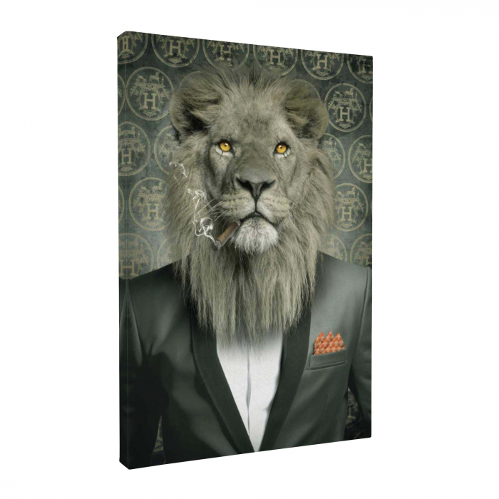 Tablou canvas, Leu, Versace, colorat, living, 50 x 70 cm [2]