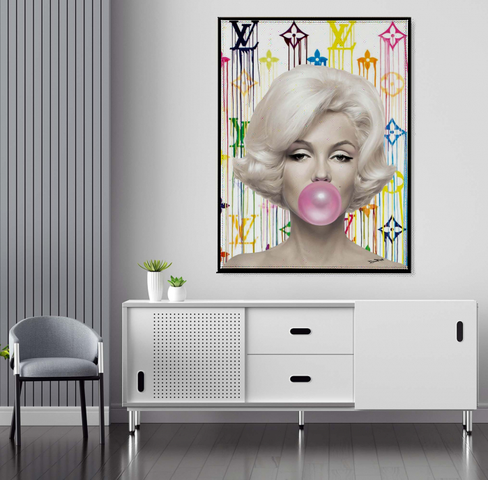 Tablou Canvas „Marilyn Monroe Pop-Art – Glamour Contemporan [2]