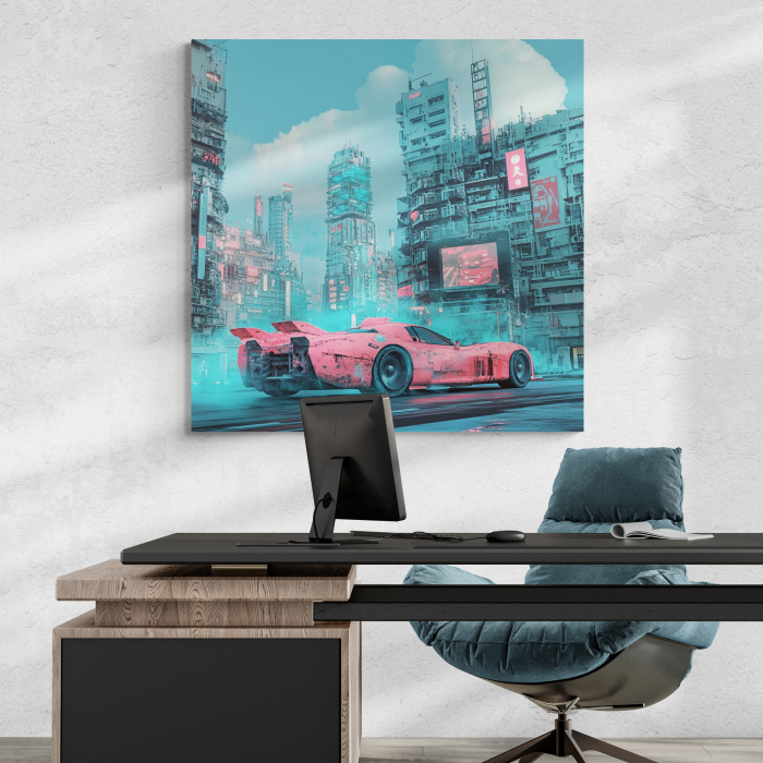 Tablou canvas ilustrativ cu o mașină sport [1]