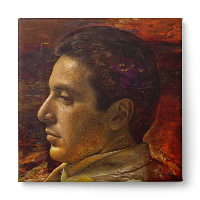 Tablou Canvas portret artistic al lui Al Pacino (Michael Corleone) [2]