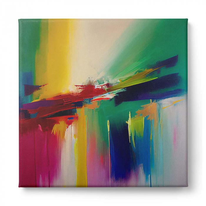 Tablou canvas, modern, abstract, nuante intense, colorat, pentru living [2]