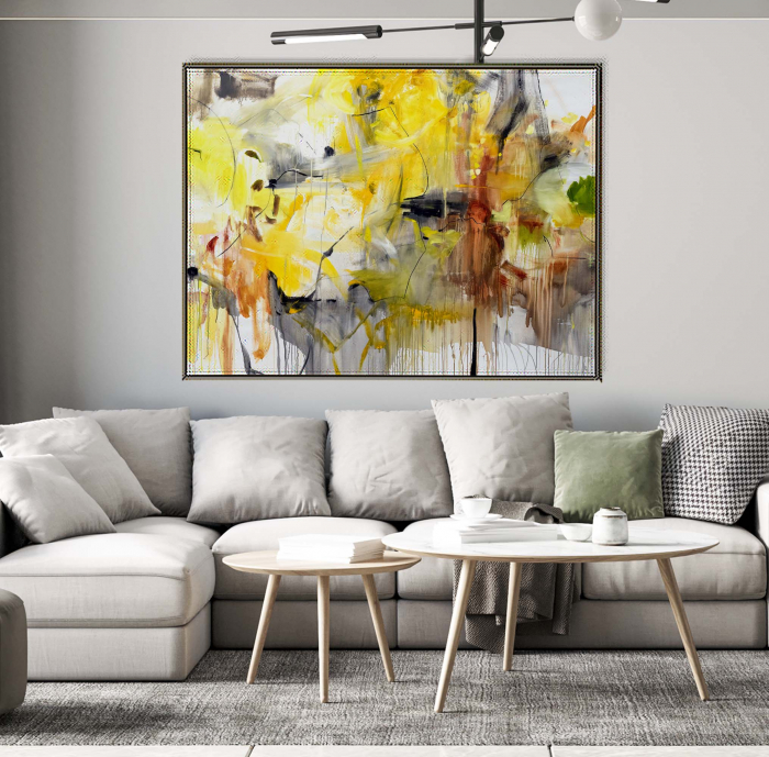 Tablou canvas abstract minimalist pentru living, dormitor modern [1]