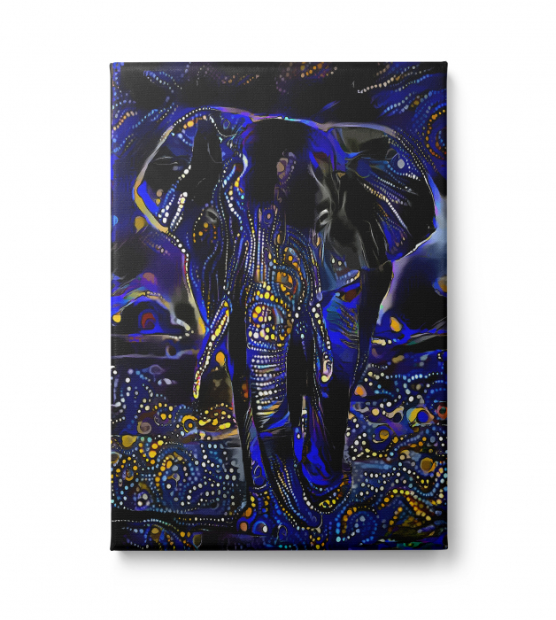 Tablou canvas, modern, elefant ,pentru living, birou [1]