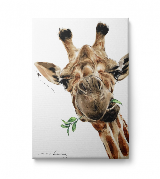 Tablou canvas, modern, girafa ,pentru living [1]