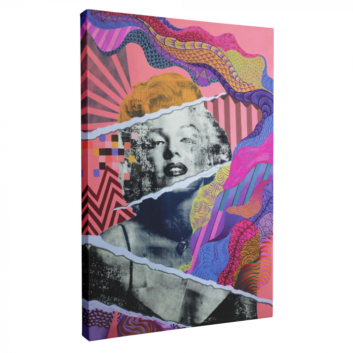 Tablou canvas, modern, Marilyn Monroe, pop art, multicolor, pentru birou, 70 x 90 cm [2]