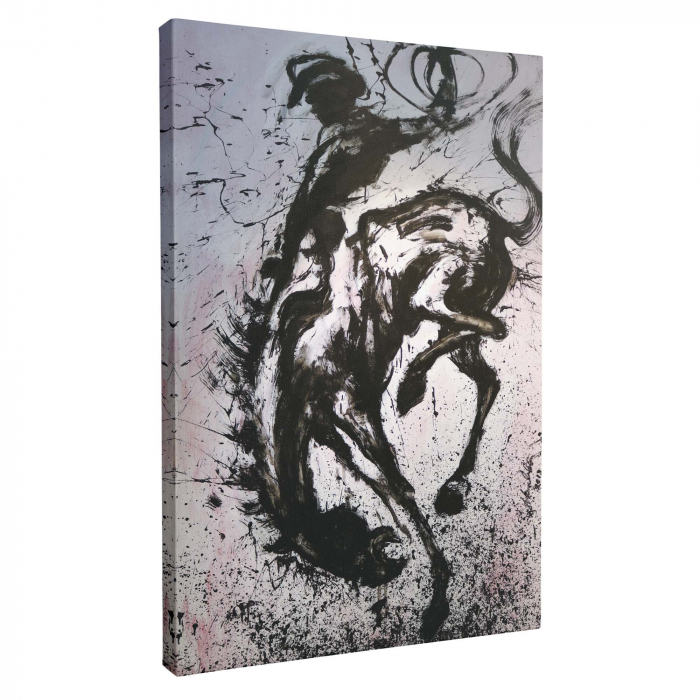 Tablou canvas, modern, pe Cai, multicolor, pentru living, 50 x 70 cm [2]