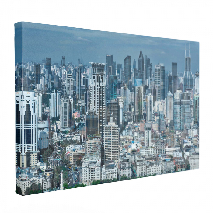 Tablou canvas modern cu peisaj de arhitectură urbană. [2]