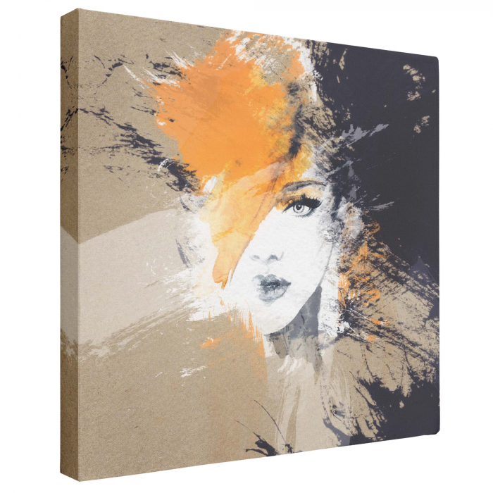 Tablou canvas, modern, portret femeie abstract, pentru dormitor, living [2]