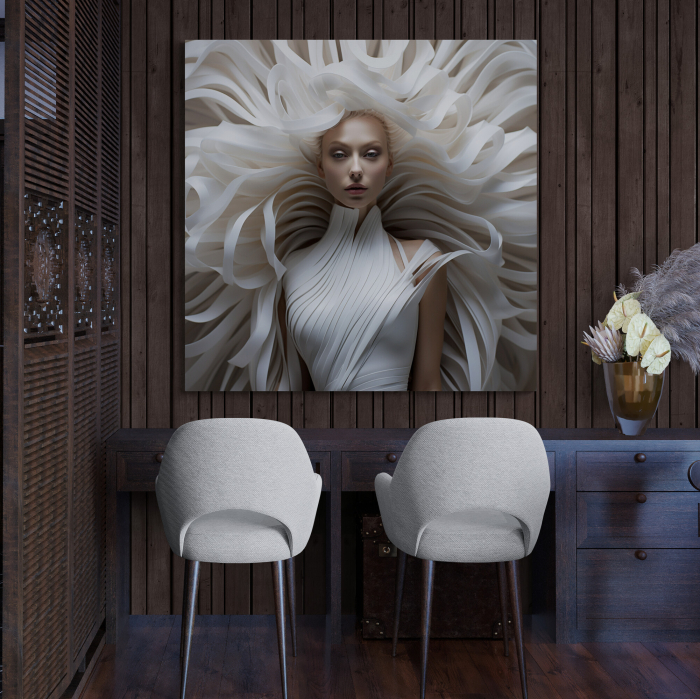 Tablou canvas, modern, portret femeie fashion, pentru birou [1]