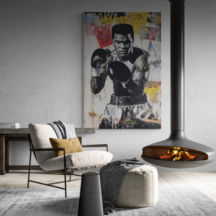 Două tablouri canvas ilustrândul pe baschetbalistul Michael Jordan în acțiune [1]