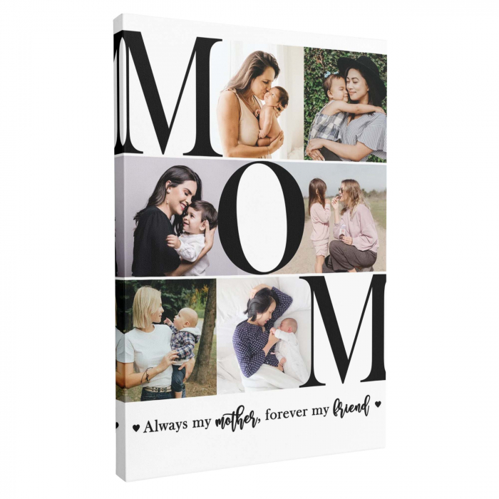 Tablou canvas personalizat colaj cu poze de familie – amintiri prețioase pe pânză [2]