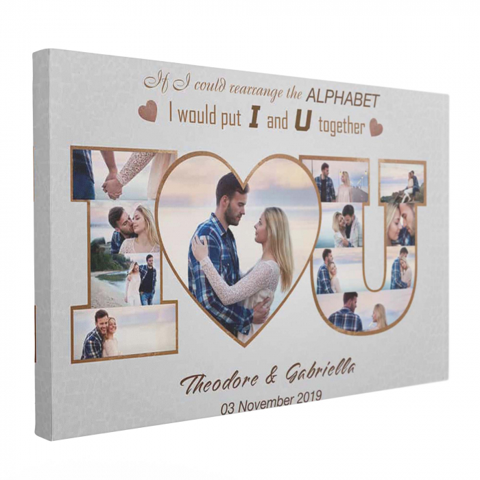 Tablou canvas colaj cu poze pentru cupluri [1]