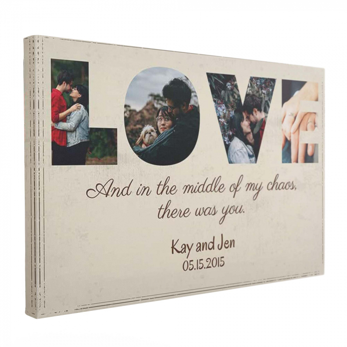 Tablou canvas colaj cu poze pentru cupluri [2]