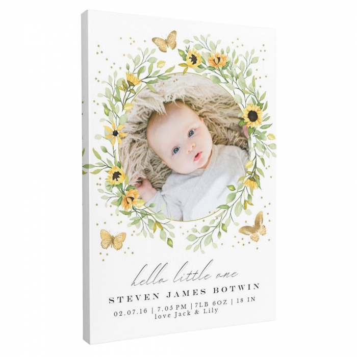Tablou canvas personalizat colaj cu poze bebeluș [2]