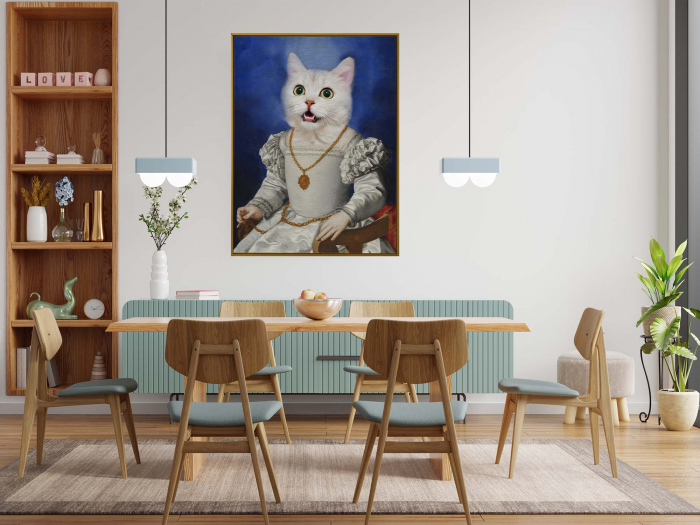 Tablou Canvas Personalizat – Pisica ta în stil regal [3]