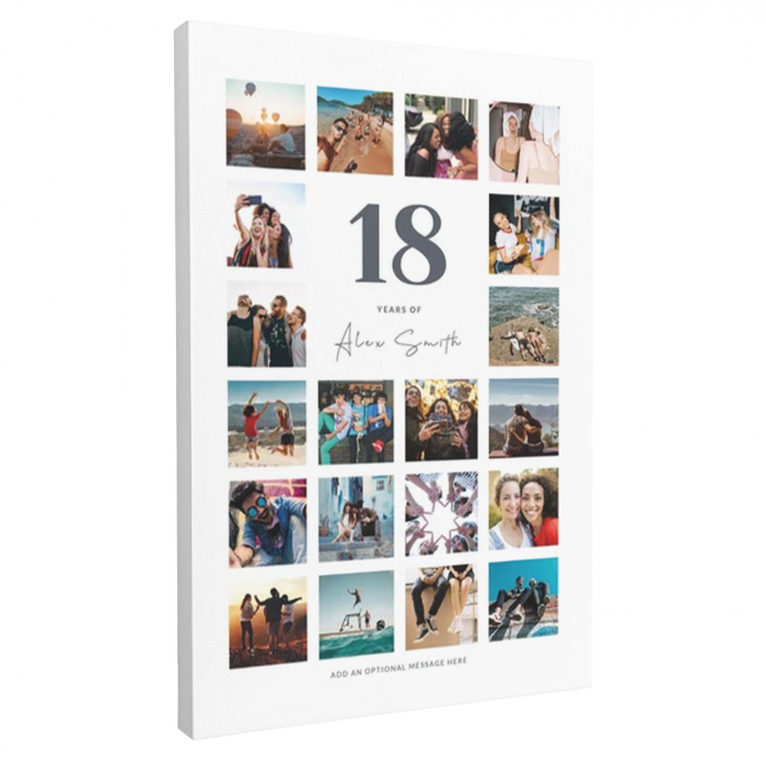 Tablou Canvas Personalizat, Intaglio, print pe panza, colaj poze cadou pentru barbati 60 ani [2]