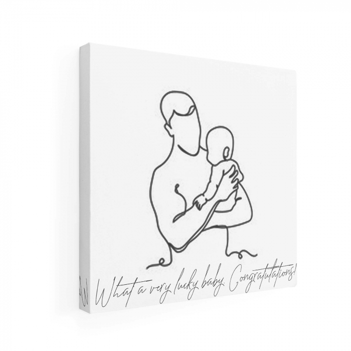Tablou Canvas Personalizat, Intaglio, print pe panza, cadou pentru  gravide [7]