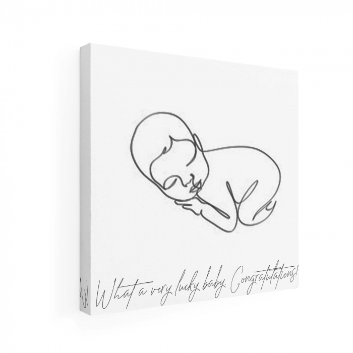 Tablou Canvas Personalizat, Intaglio, print pe panza, cadou pentru  gravide [8]