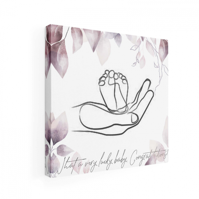 Tablou Canvas Personalizat, Intaglio, print pe panza, cadou pentru  gravide [2]