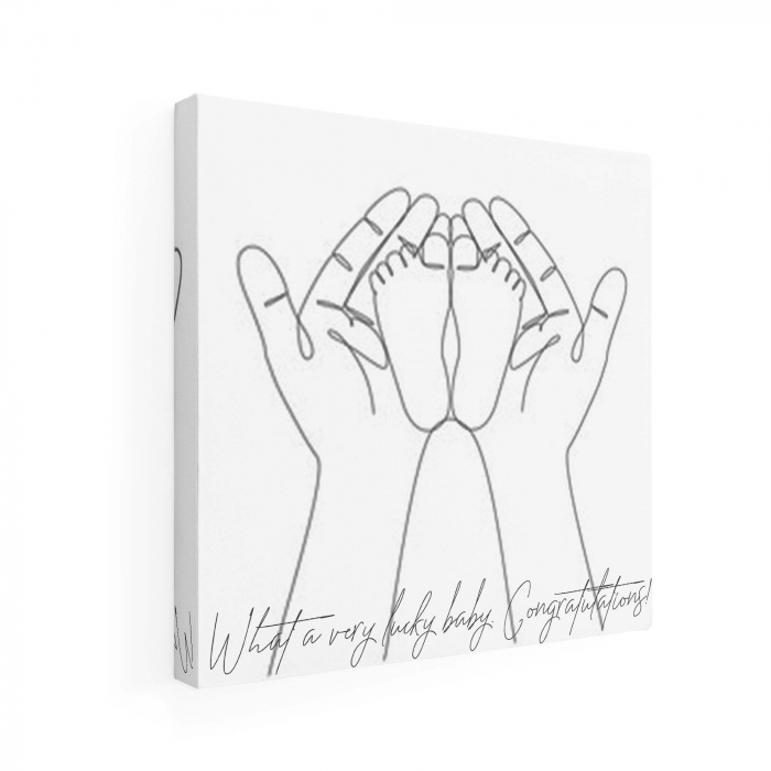 Tablou Canvas Personalizat, Intaglio, print pe panza, cadou pentru  gravide [3]